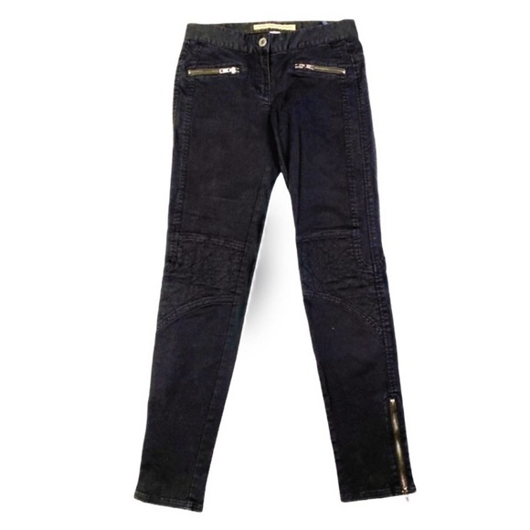 French Connection Denim - FRENCH CONNECTION Rebound Moto Skinny Jeans Size 0